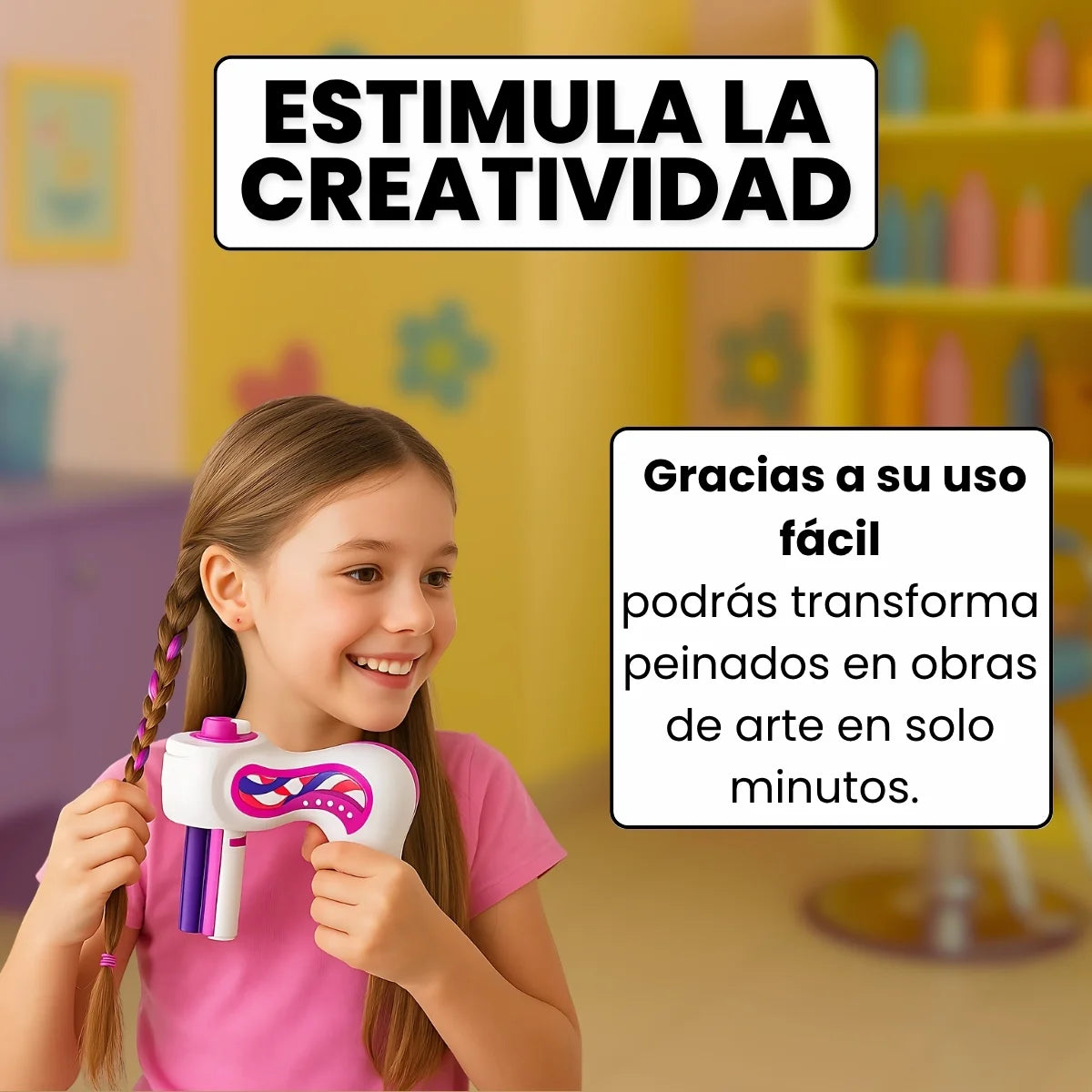 Set De Cabello Trenzas Para Niñas