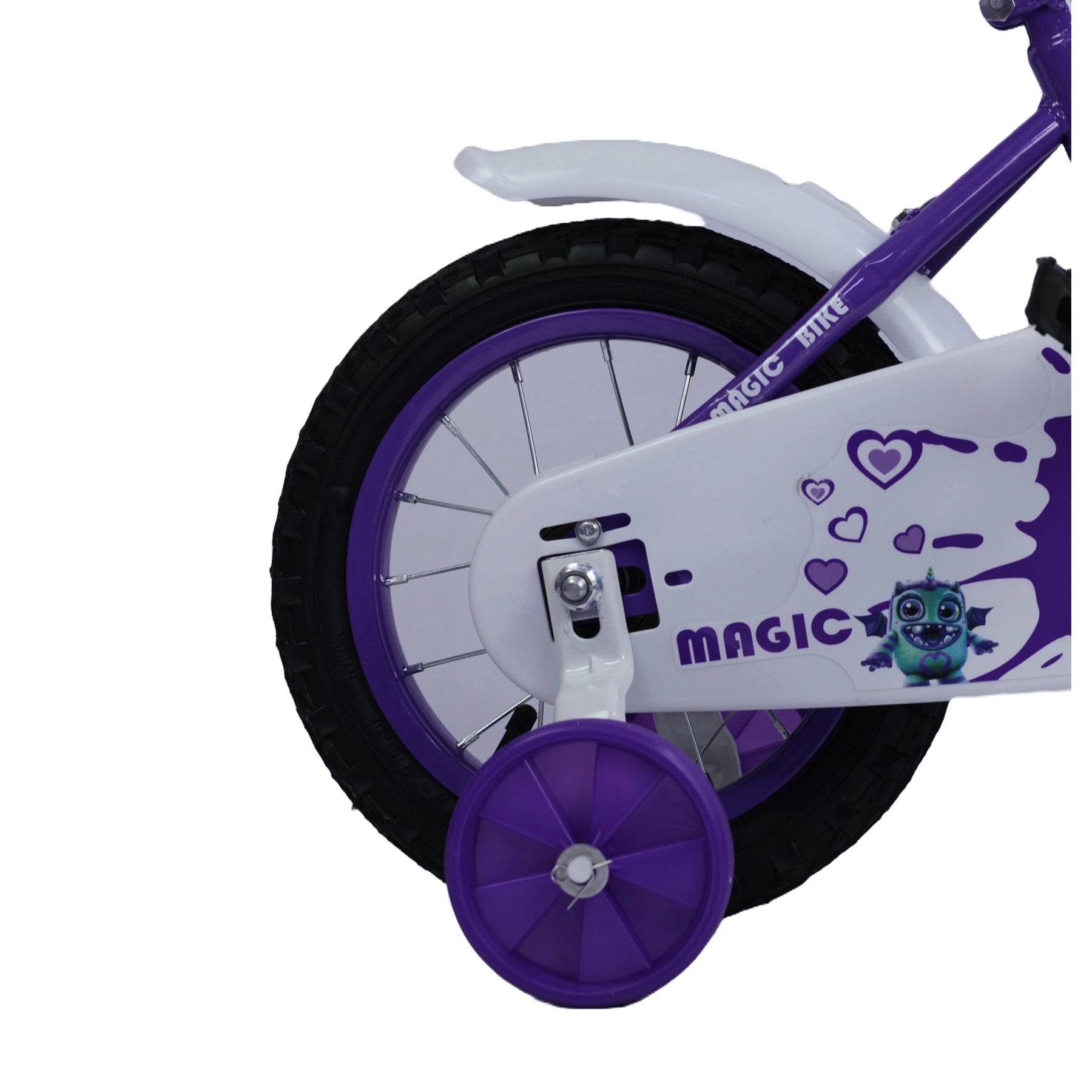 Bicicleta Infantil Rin 12 Para Niña Con Llantas Auxiliares