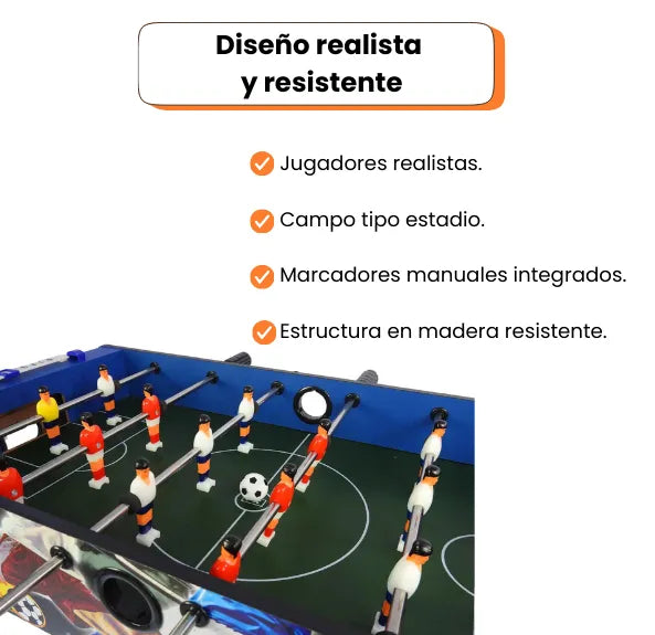Futbolin Madera Gde