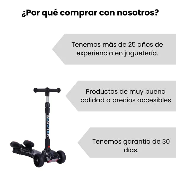 Scooter Humo Para Niñas Y Niños