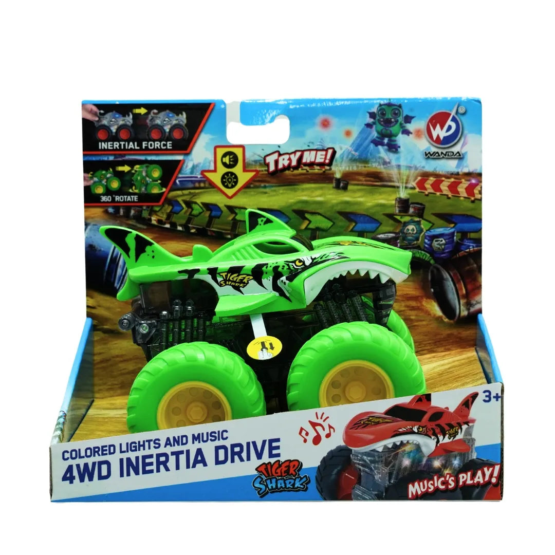 Campero Fricción Tiburón Para Niños