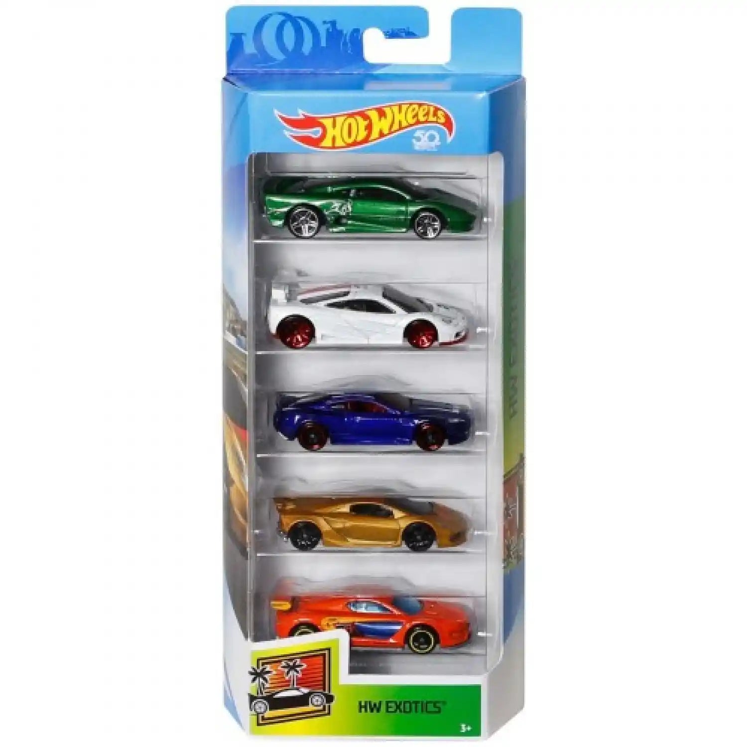 Hot Wheels Set 5 Carros Sorpresa