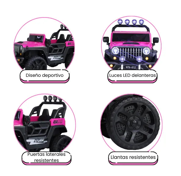 Montable Running Eléctrico Niñas Con Música, Luces, Bluetooth Y Control Remoto