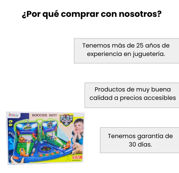 Juego de Futbolín doble de Mesa Infantil con Luces, Sonidos y Marcador Digital