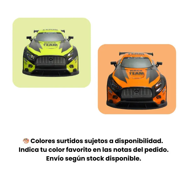 Carro RC Drift con Humo a Escala 1:14 4x4 Recargable con Luces LED y Llantas Intercambiables