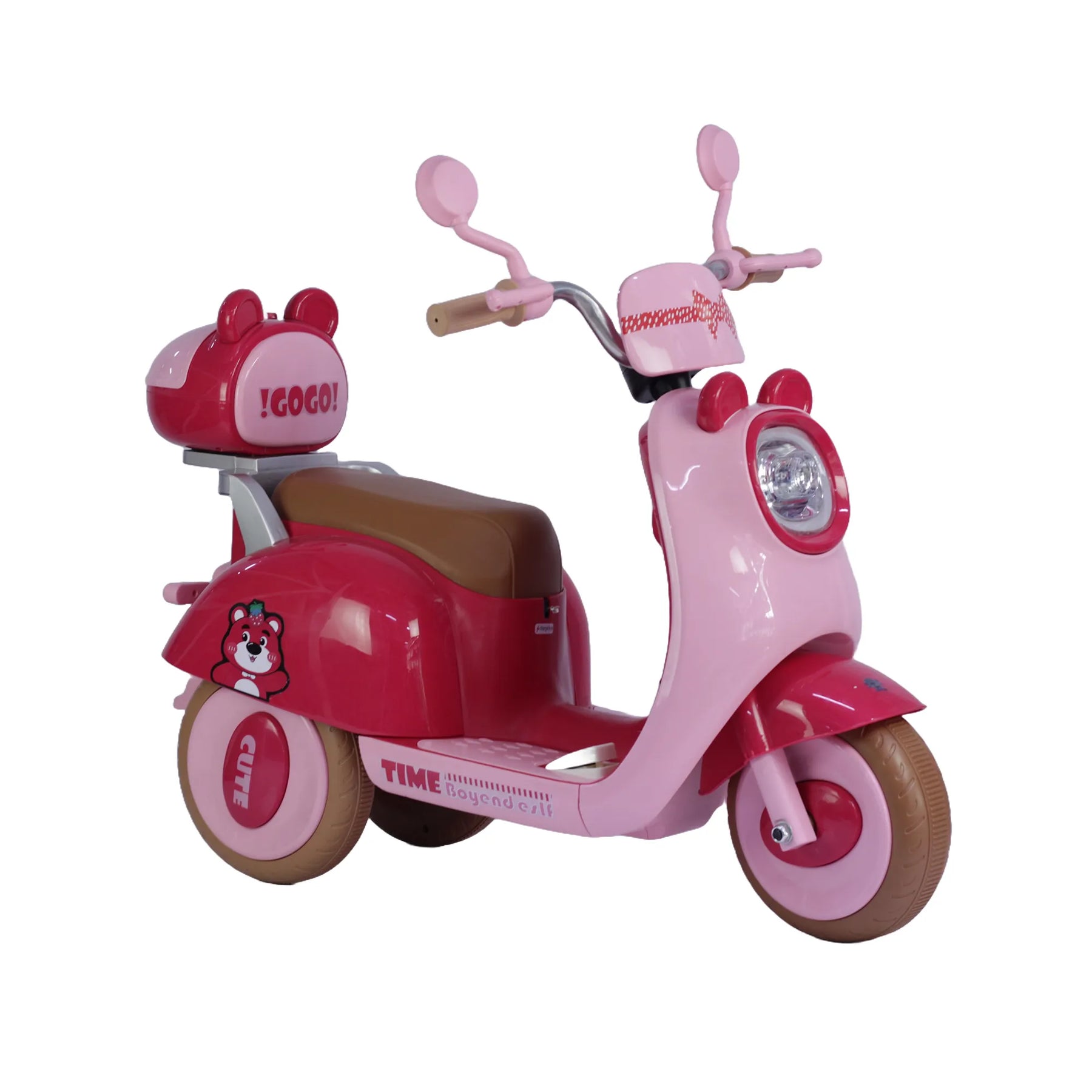 Montable Moto Para Niñas con Luces LED, Música, Puerto USB Y Bluetooth