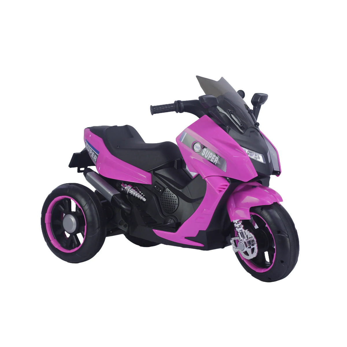 Montable Moto Max Eléctrica Recargable Para Niñas Con Luces Y Bluetooth