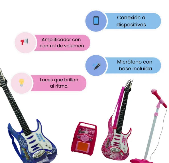 Guitarra Microfono Grande