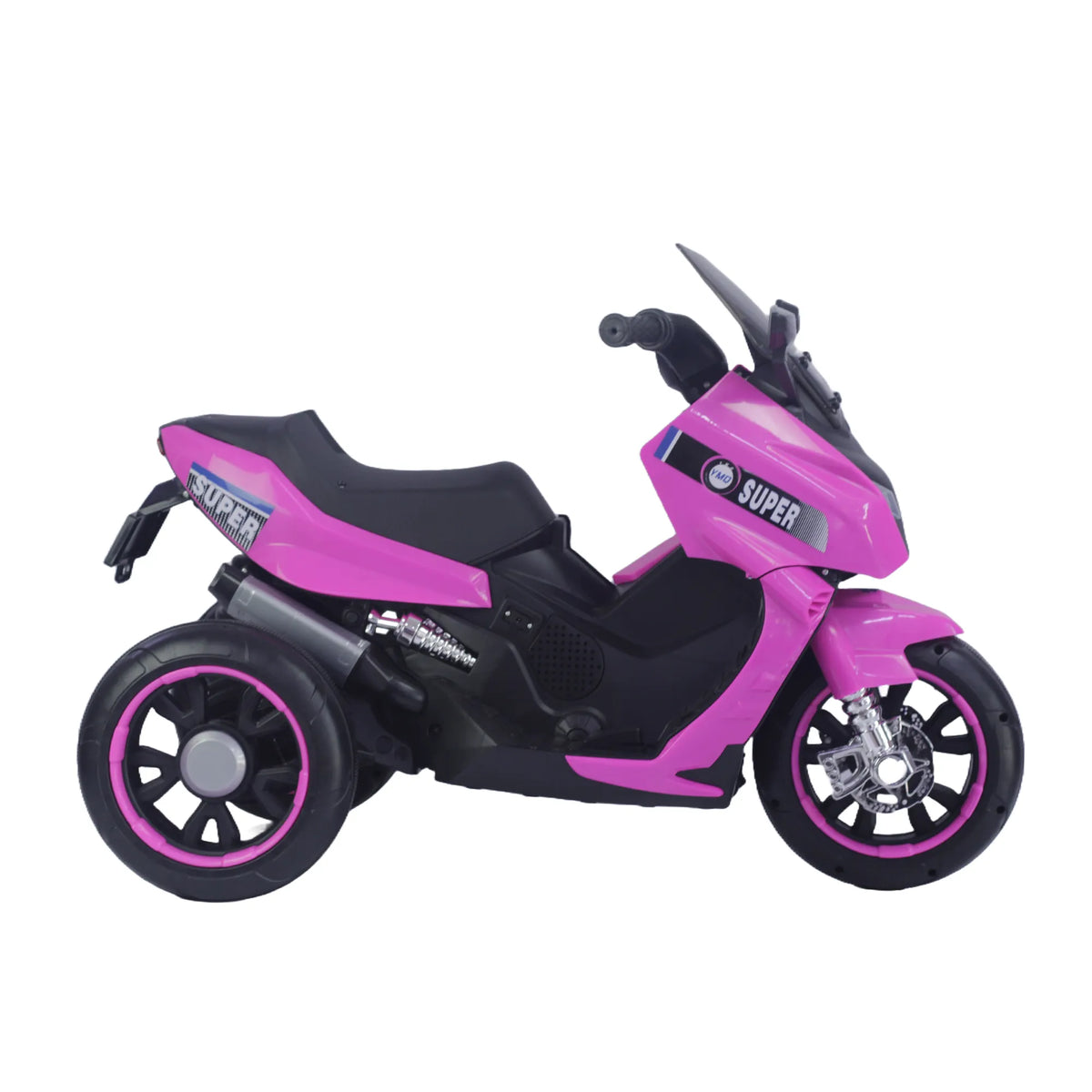 Montable Moto Max Eléctrica Recargable Para Niñas Con Luces Y Bluetooth