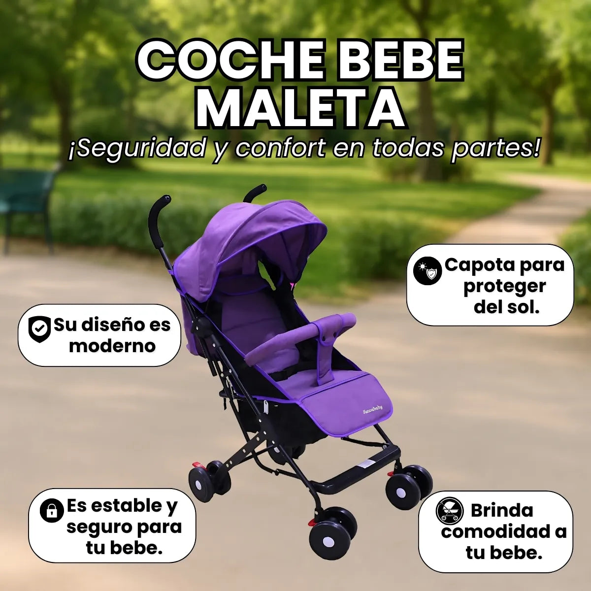 Coche Bebe Maleta