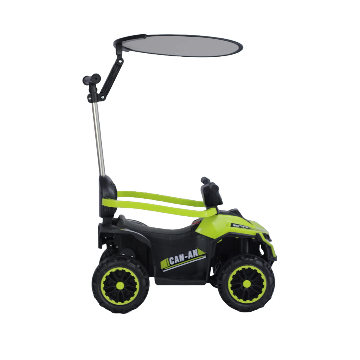 Montable Cuatrimoto Pequeña Para Niños Con Guía, Luces y Bluetooth