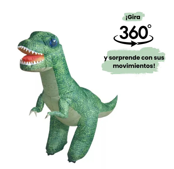 Dinosaurio Inflable a Control Remoto Juguete Interactivo para Niños
