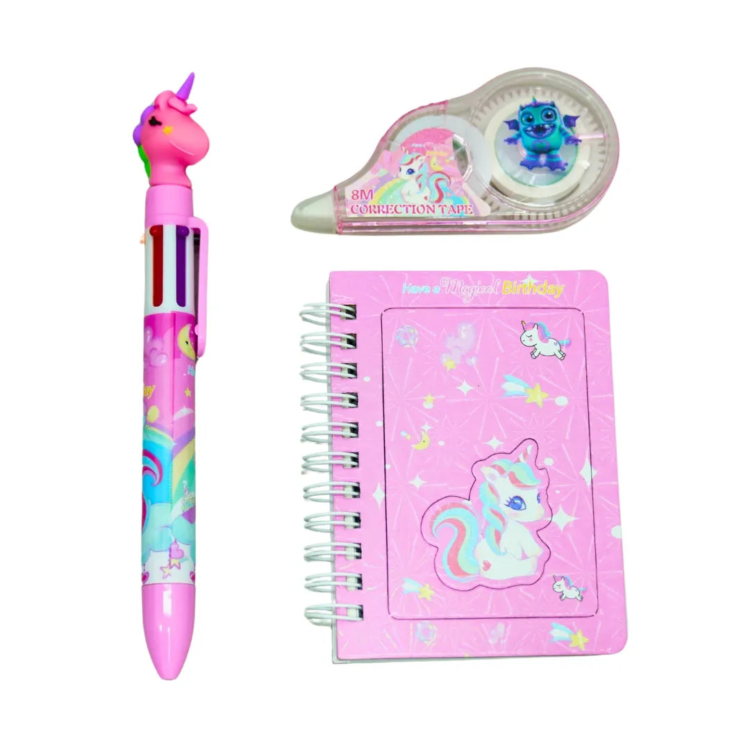 Kit Libreta Mas Lapicero Para Niñas Y Niños