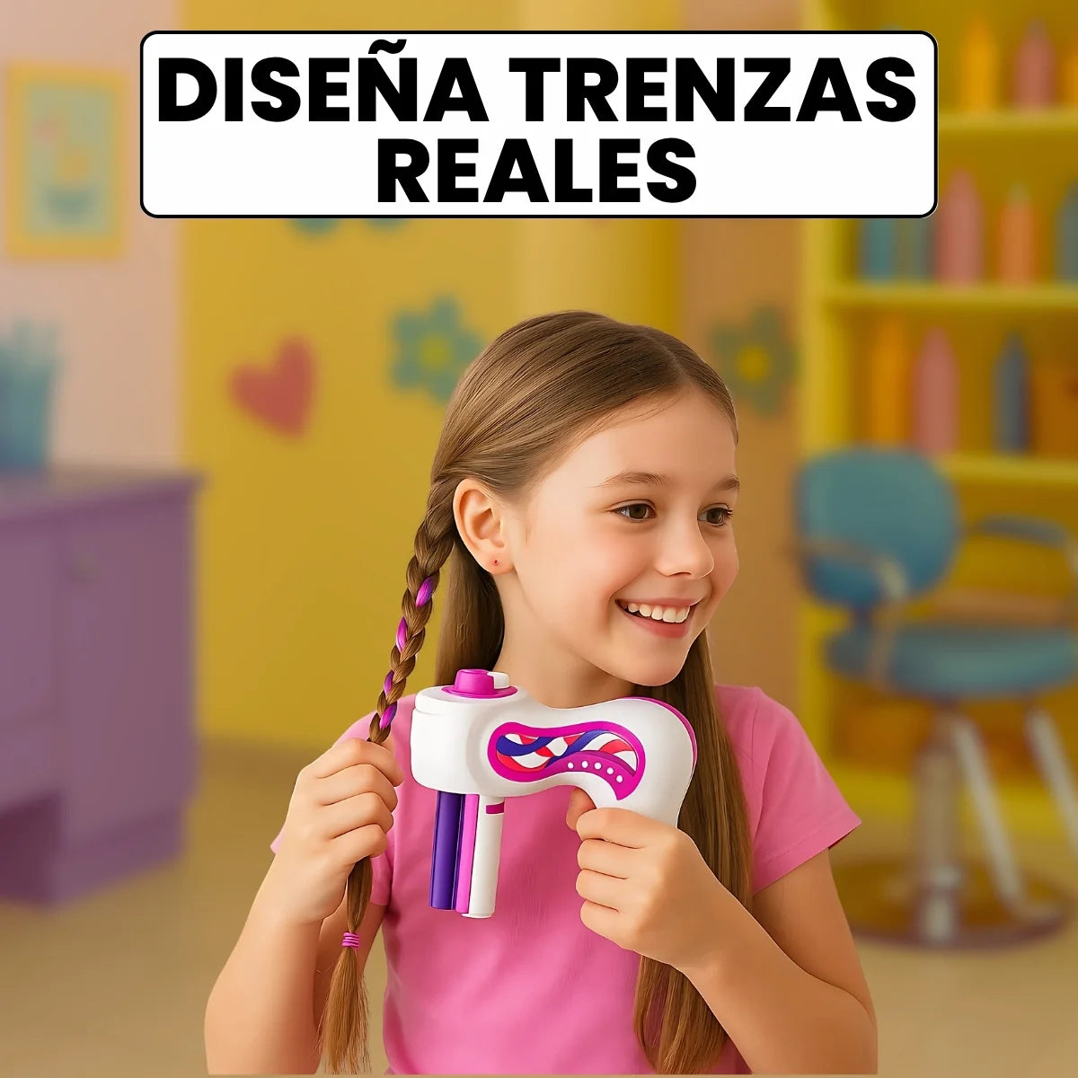 Set De Cabello Trenzas Para Niñas