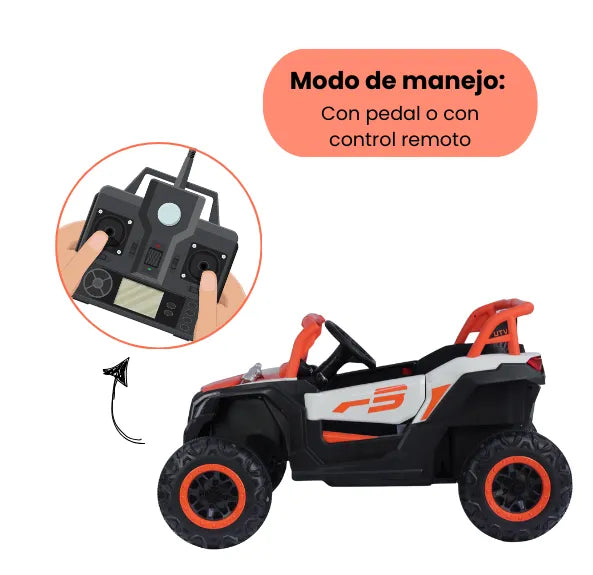 Montable Polar Mediano Eléctrico con Luces, Sonidos, Bluetooth Y Control Remoto