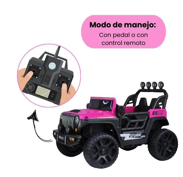 Montable Running Eléctrico Niñas Con Música, Luces, Bluetooth Y Control Remoto