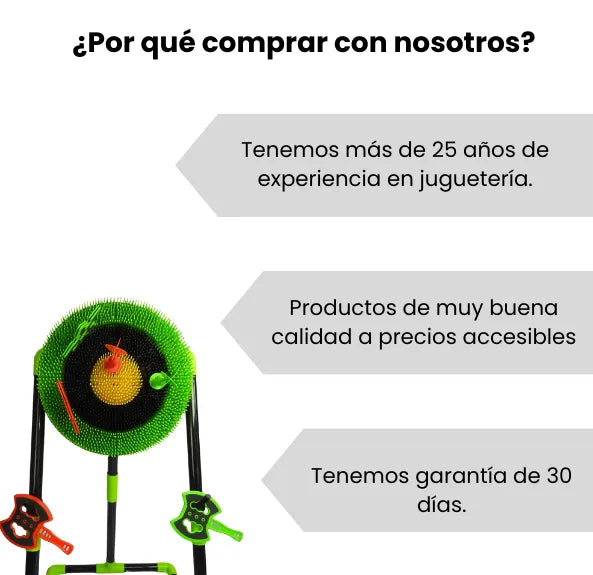 Juego Tiro Al Blanco Juego de Lanzamiento Y Precisión Para Niños Y Niñas