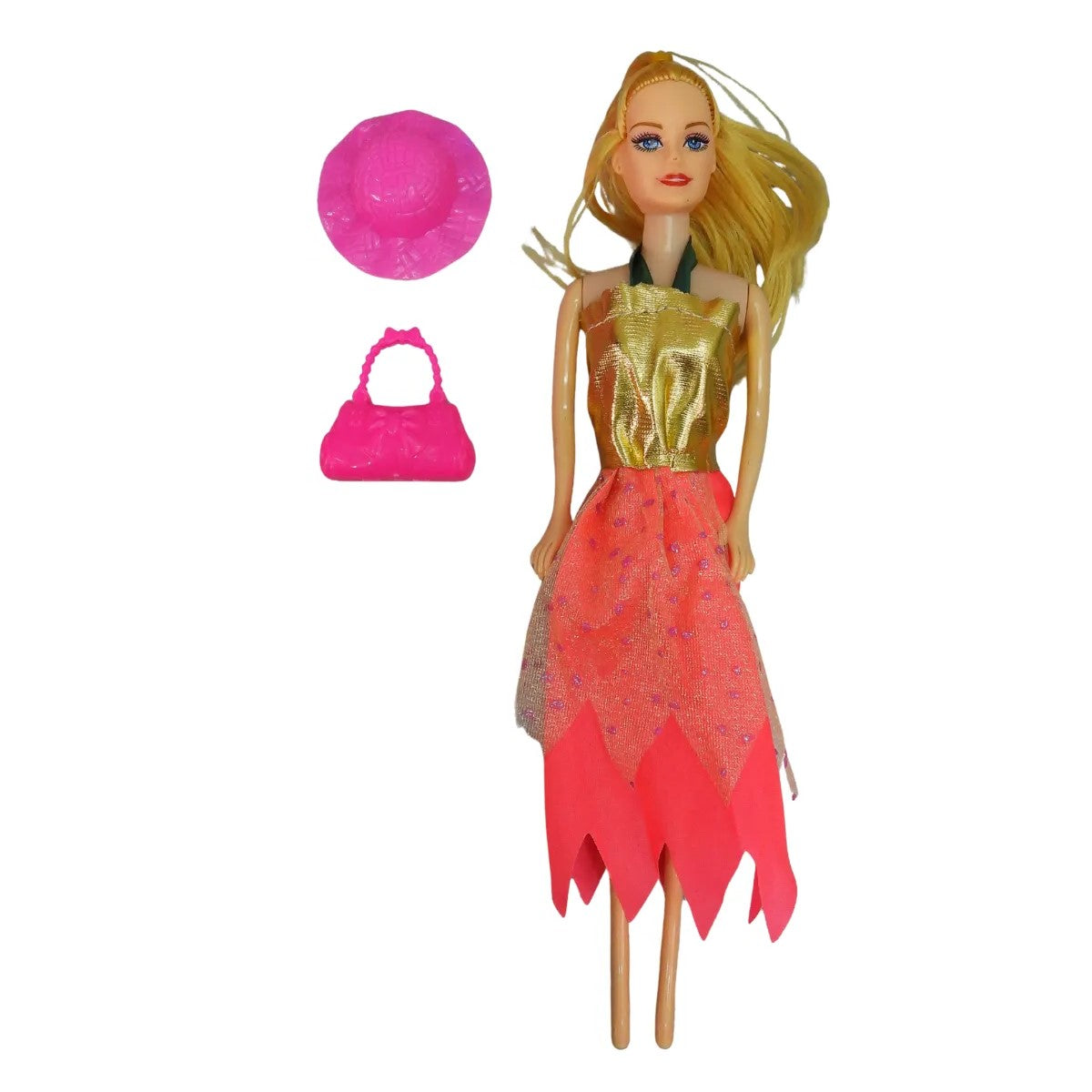 MUÑECA VESTIDO+ BOLSO