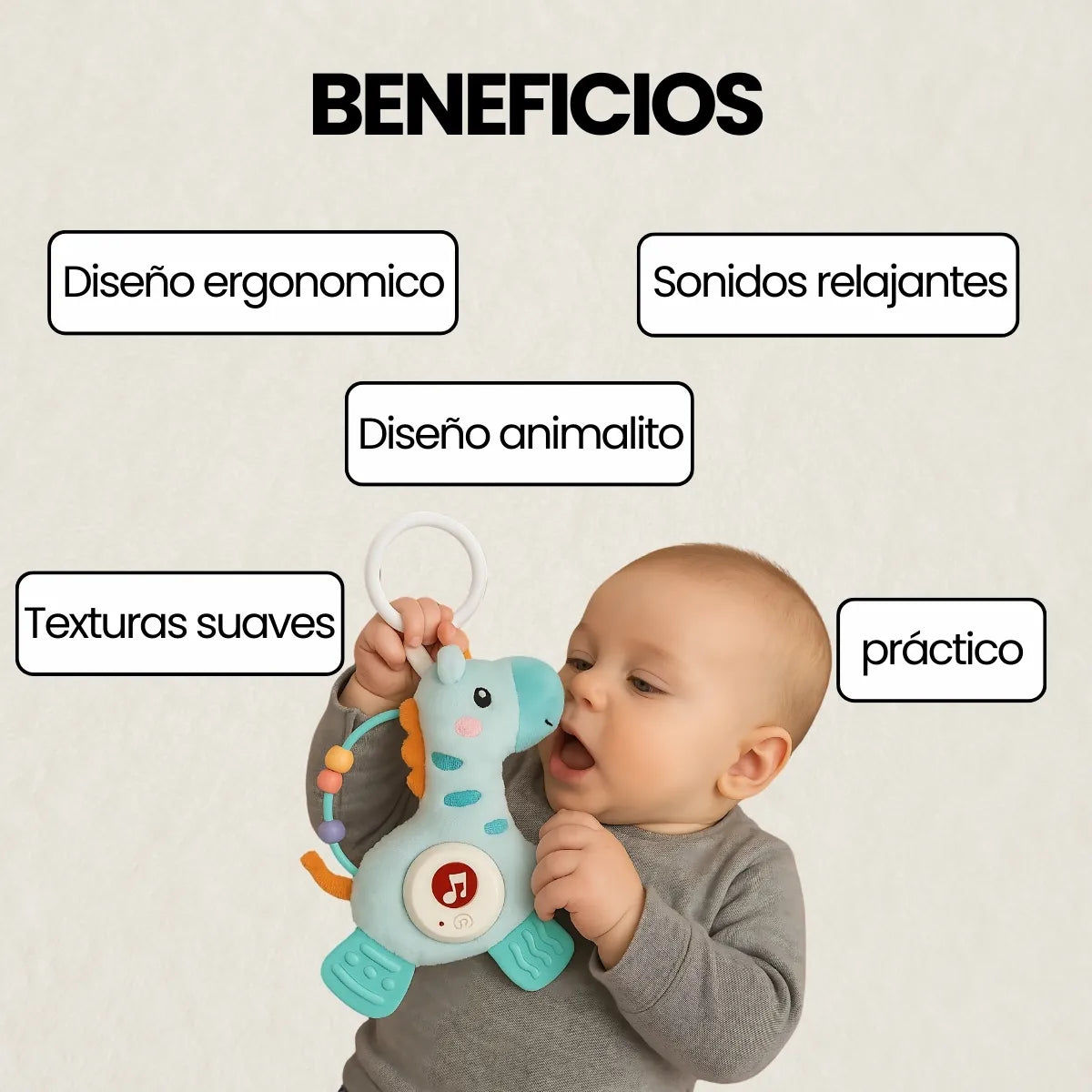 Jirafa Sonajero Y Mordedera Bebe