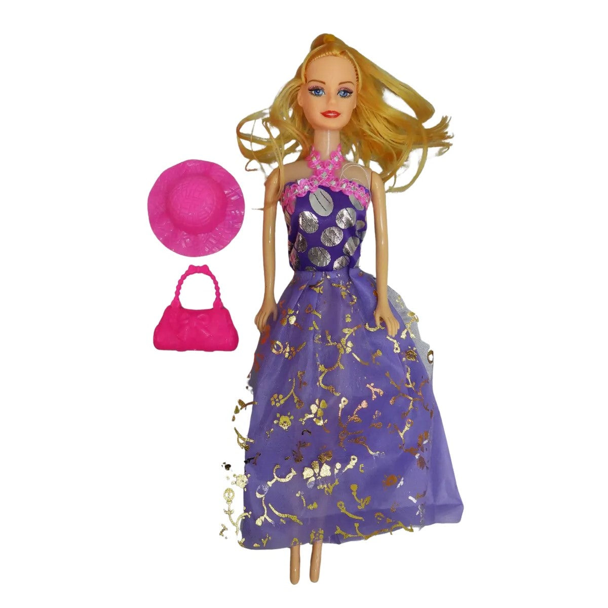 MUÑECA VESTIDO+ BOLSO