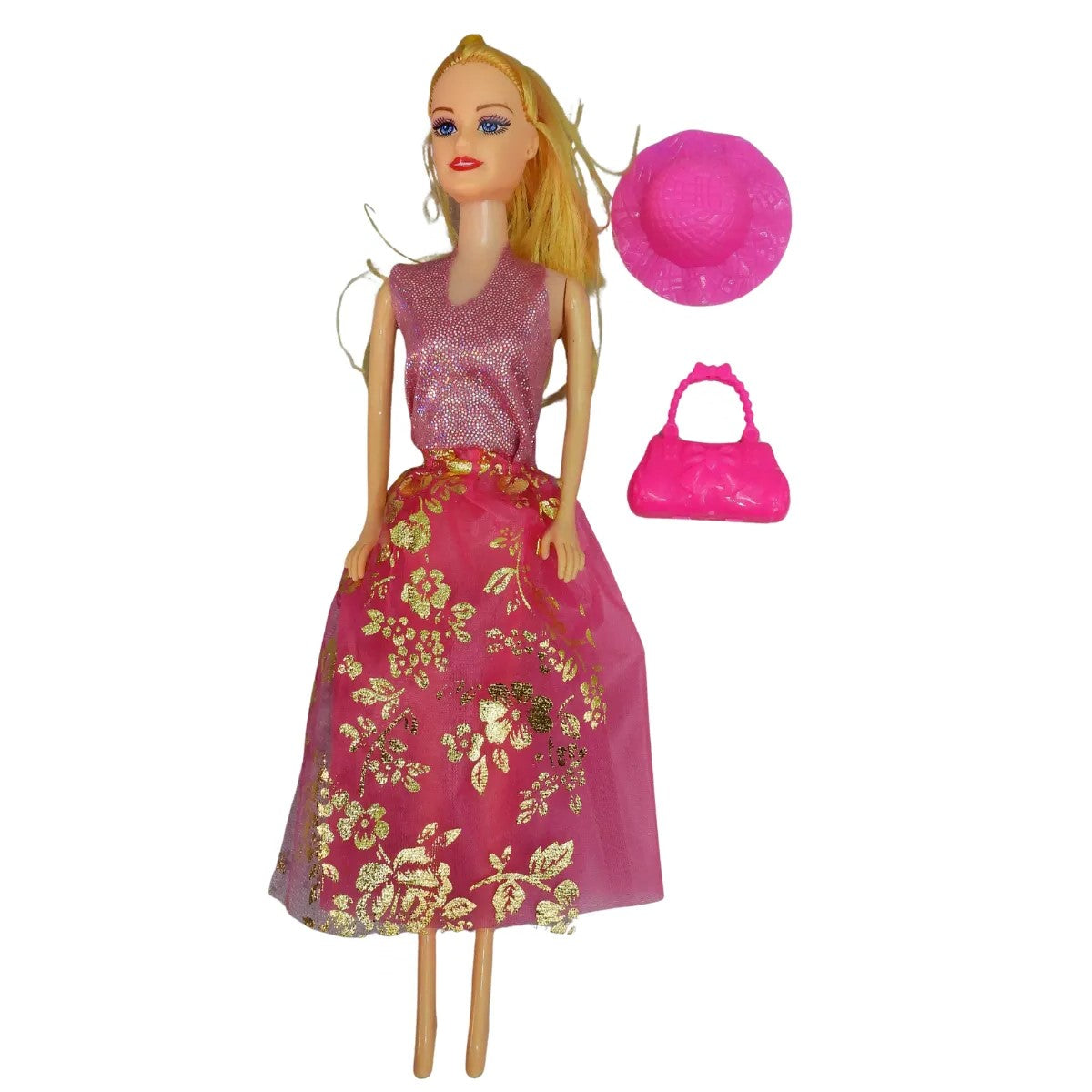 MUÑECA VESTIDO+ BOLSO