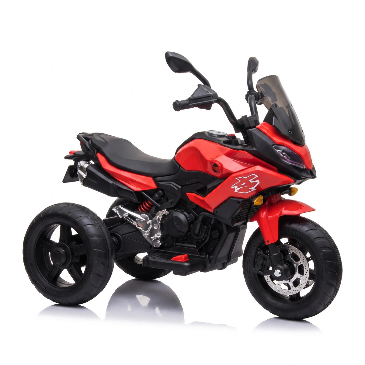 Montable Moto HD Infantil 3 Ruedas Con Luces LED, Sonidos, Bluetooth, USB Y Micrófono