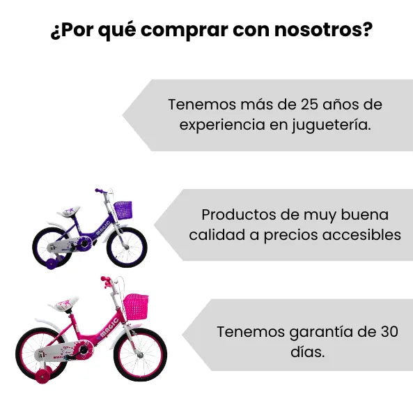 Bicicleta Infantil Rin 16 Para Niña Con Llantas Auxiliares