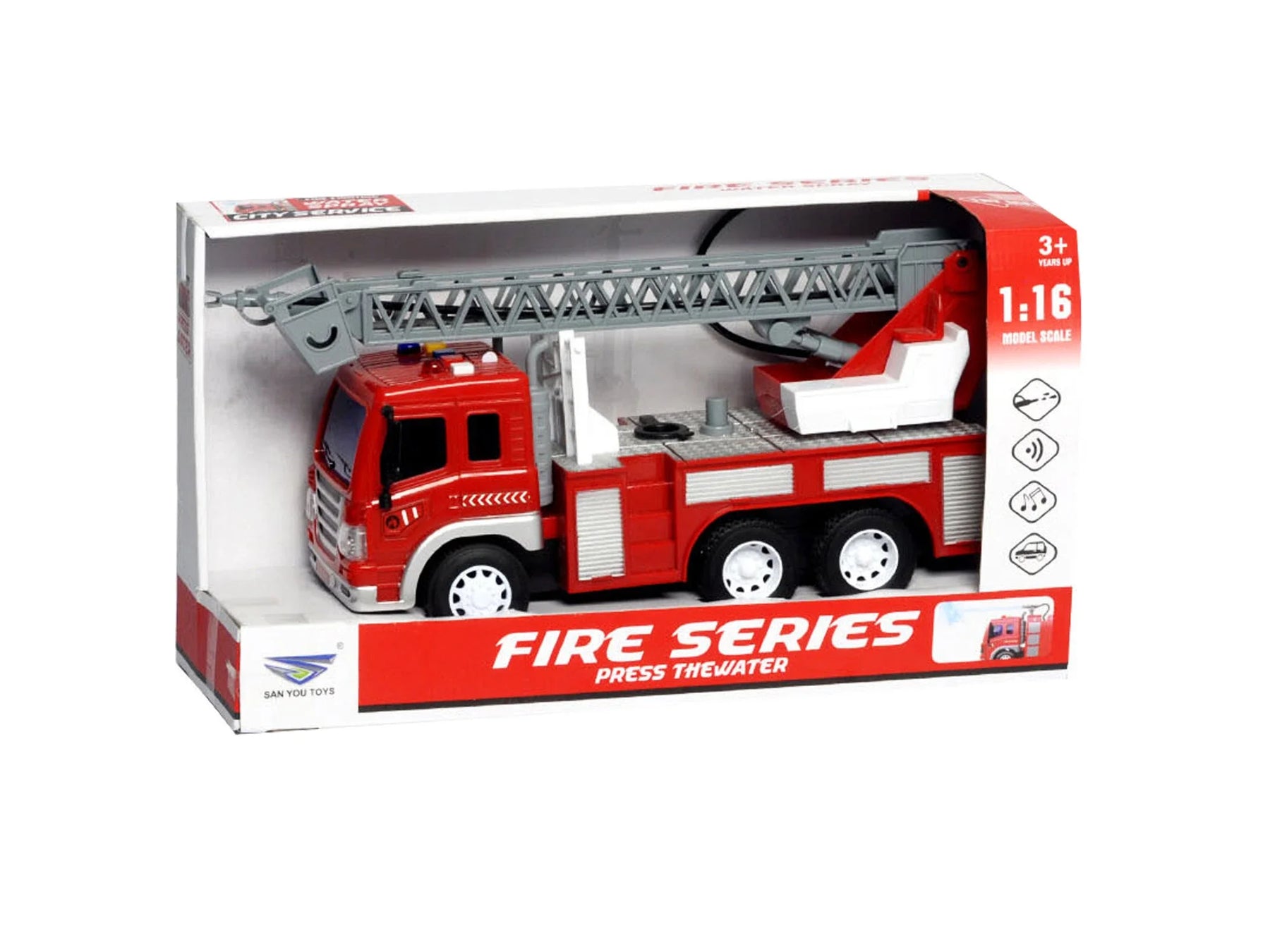 Carro Bombero Sonidos + Agua