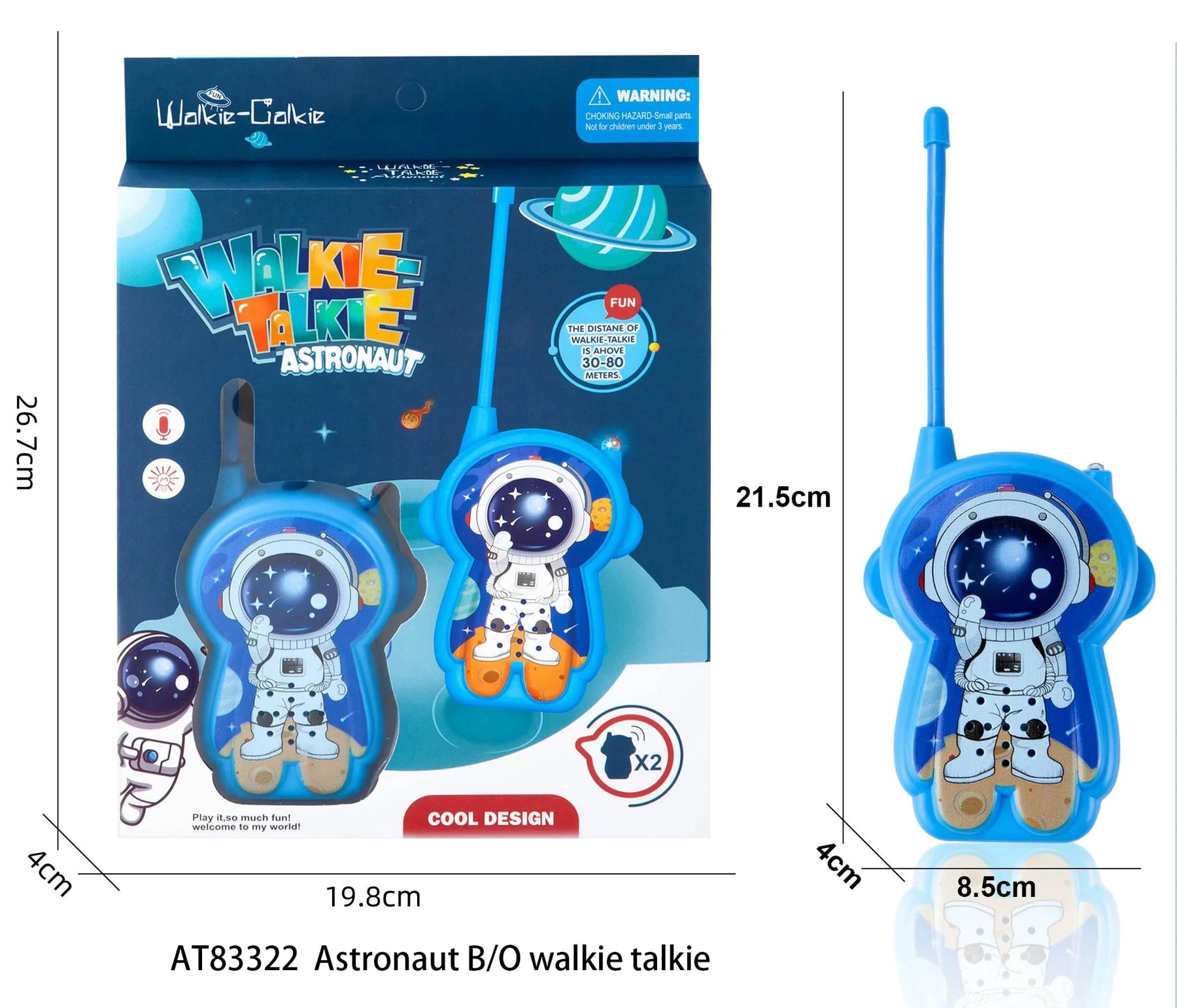 Walkie Talkie Astronauta