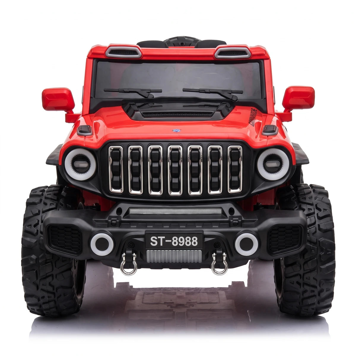 Montable Campero Grande Rojo Para Niño