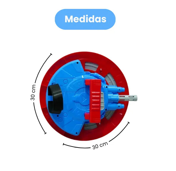 Escudo Lanzador de Hidrogel Capitán América