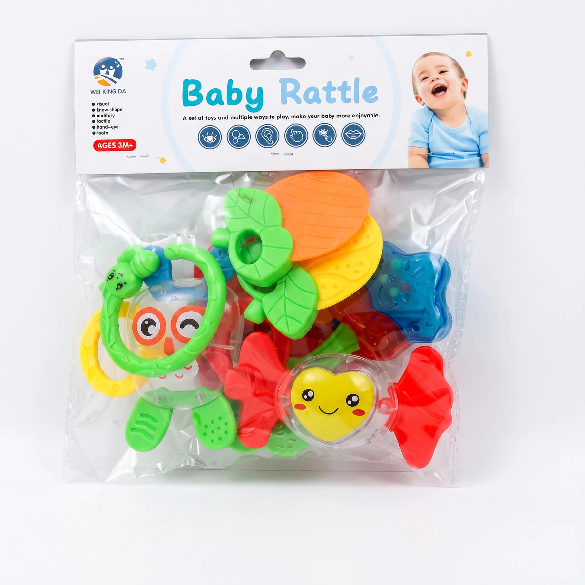 Cascabel Para Bebe Incluye 8 Piezas