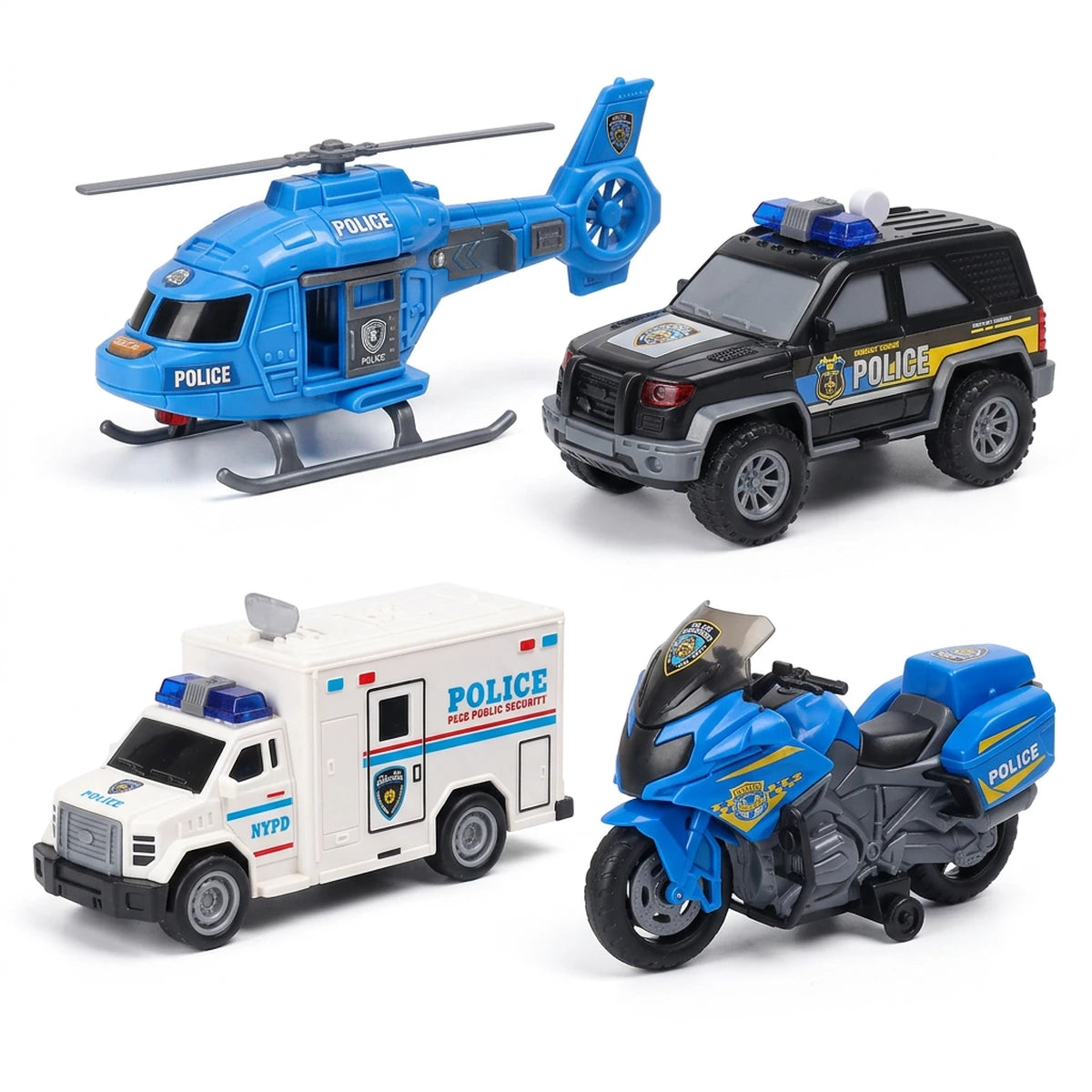 Set de Carros Policia