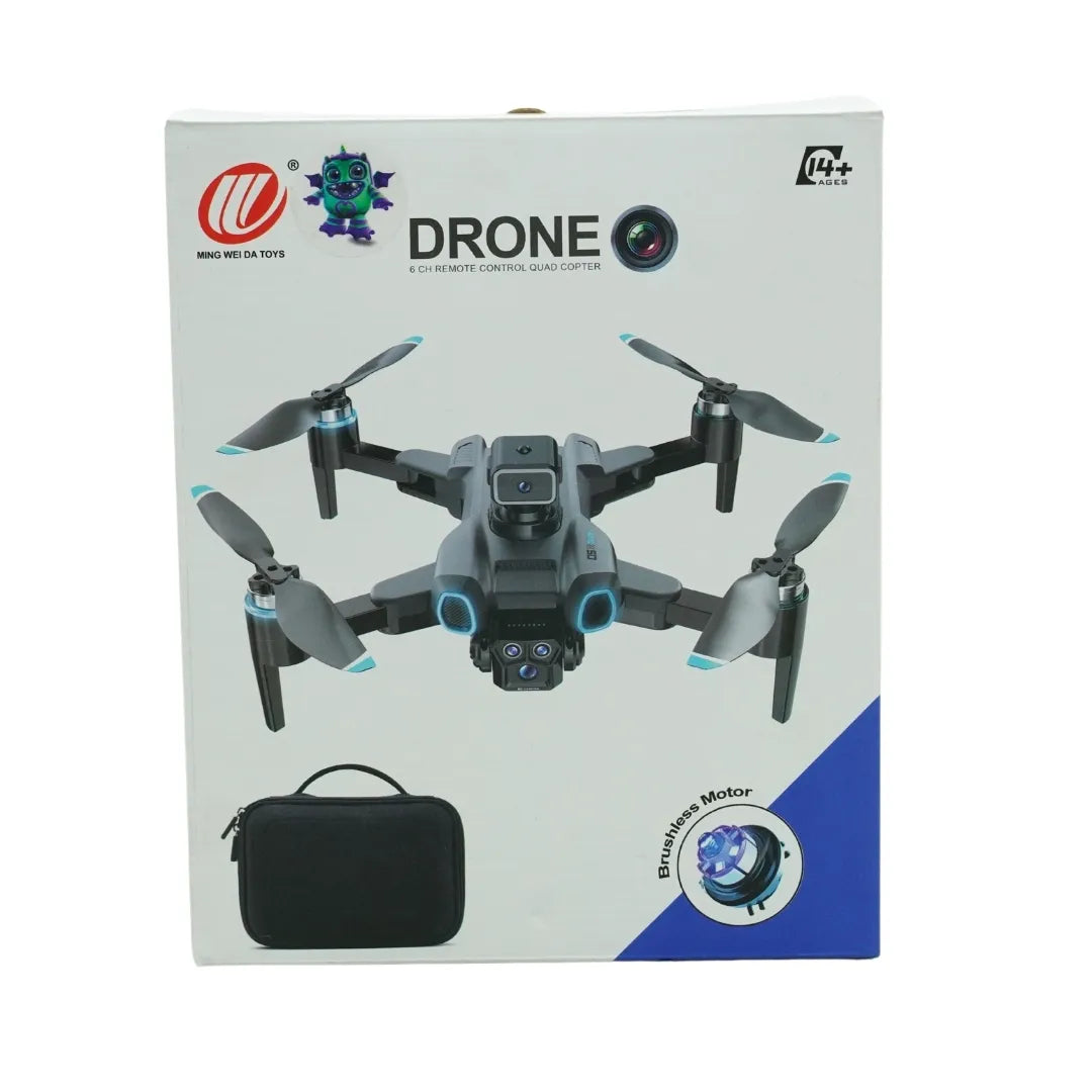 Drone Mediano Plegable 4K con Cámara HD, Motor Brushless y Control Remoto