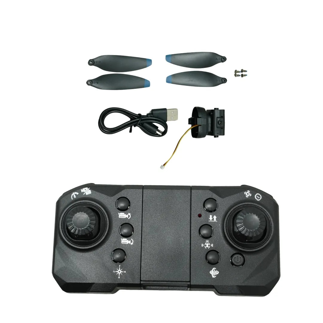Drone Mediano Plegable 4K con Cámara HD, Motor Brushless y Control Remoto