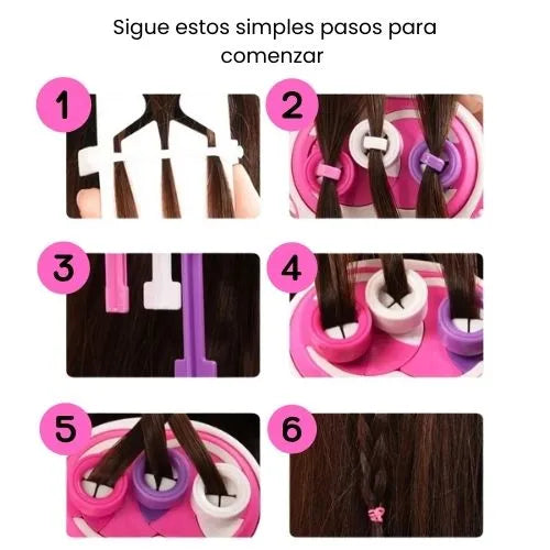 Set De Cabello Trenzas Para Niñas