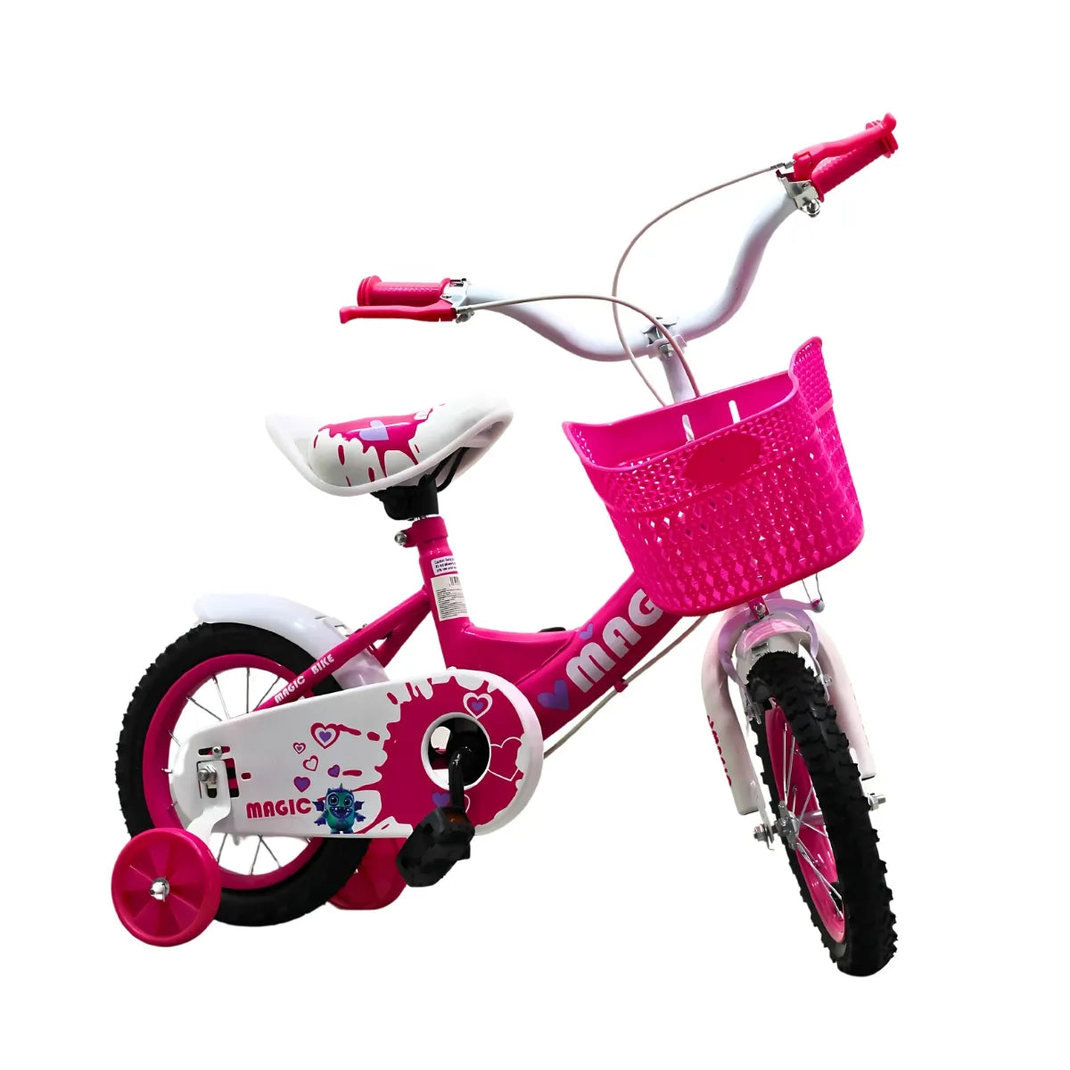 Bicicleta Infantil Rin 12 Para Niña Con Llantas Auxiliares