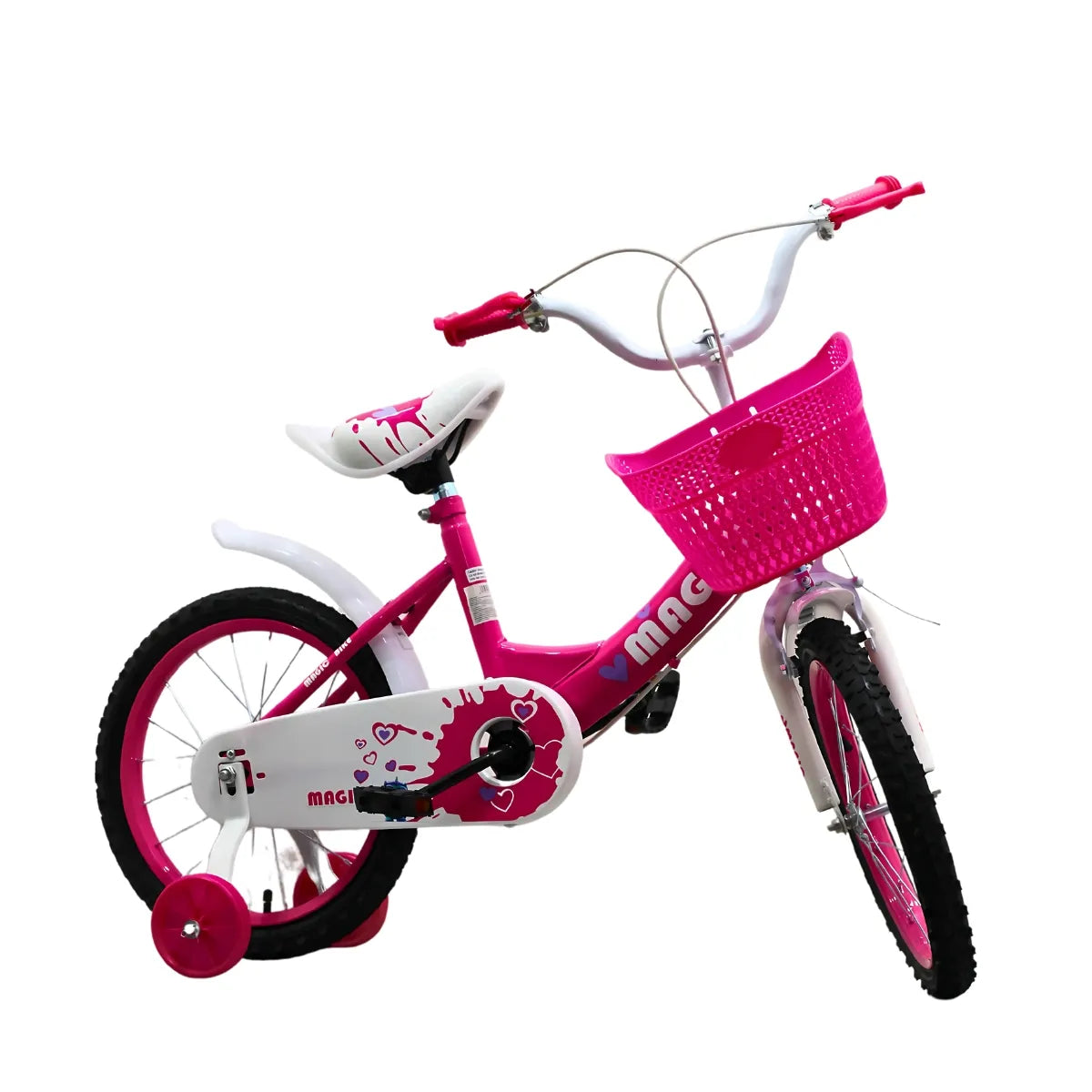 Bicicleta Infantil Rin 16 Para Niña Con Llantas Auxiliares