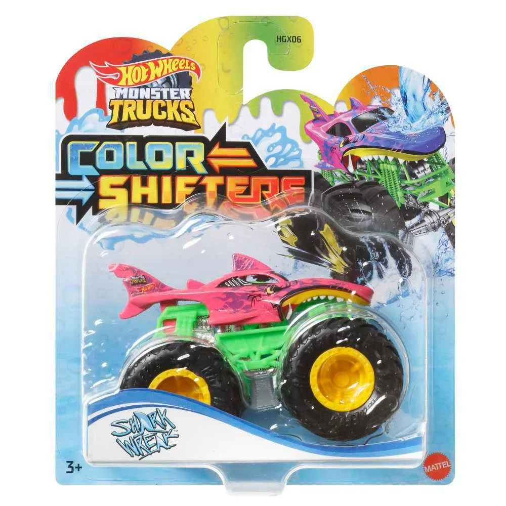 Hot Wheels Monster Trucks Coche Color Shifters Surtido HGX06