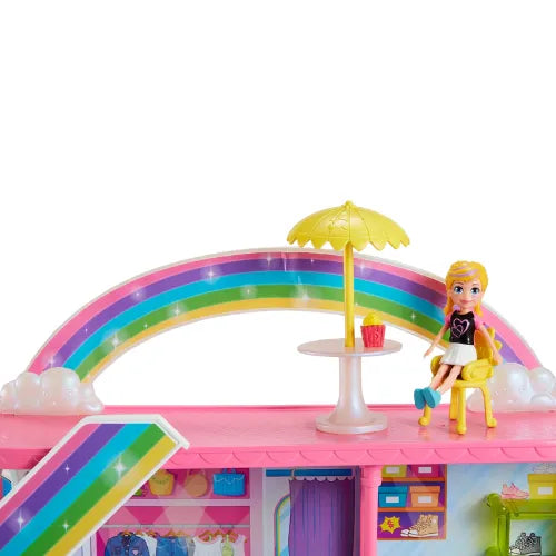 Polly Pocket Set de Juego Centro Comercial de Dulces Sorpresas HHX78