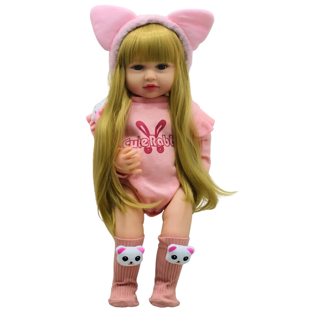 Muñeca Reborn Bebé Realista con Funciones Interactivas Habla, Llora y Ronca Mas Accesorios