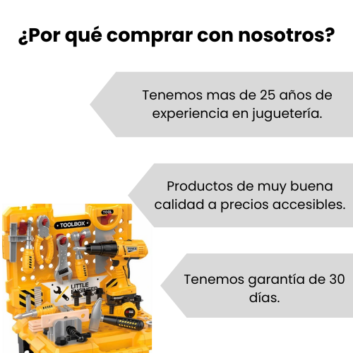 Mesa De Herramientas Para Niños
