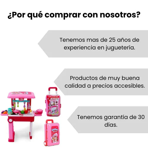 Cocina Rodachines Con Accesorios Para Niña