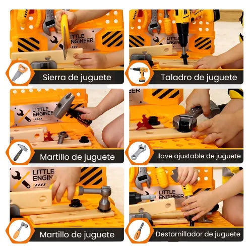 Mesa De Herramientas Para Niños