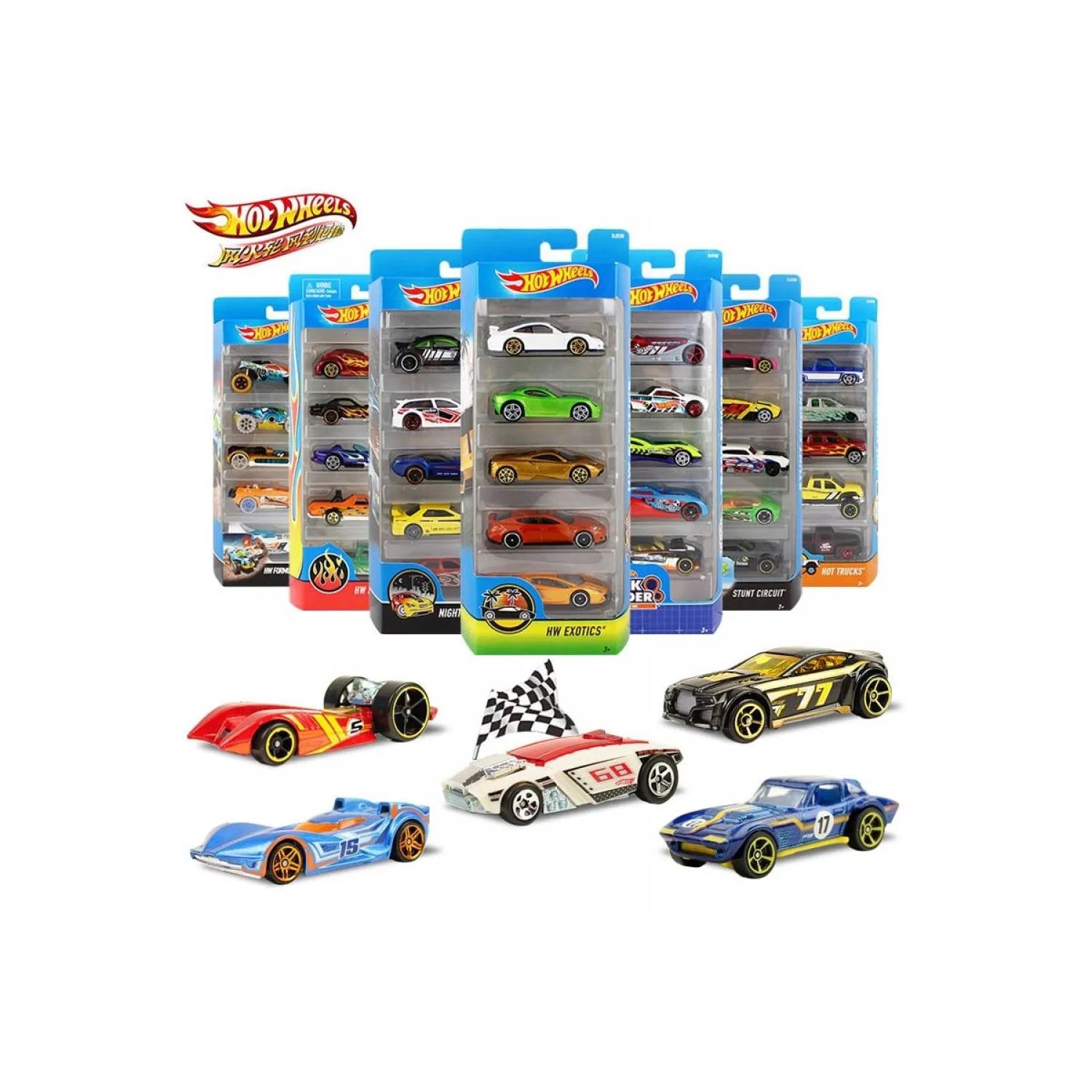 Hot Wheels Set 5 Carros Sorpresa