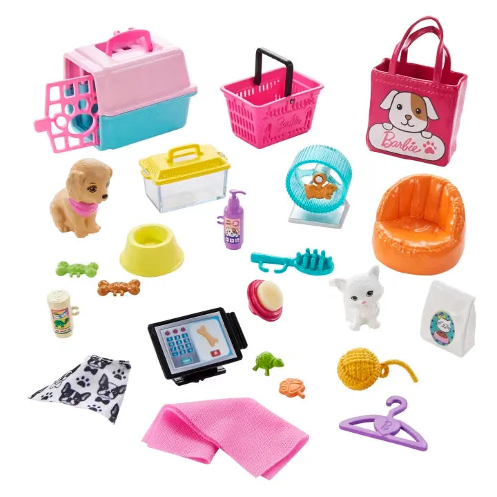 Barbie Tienda De Mascotas Y Accesorios Para Mascotas De Juguete GRG90