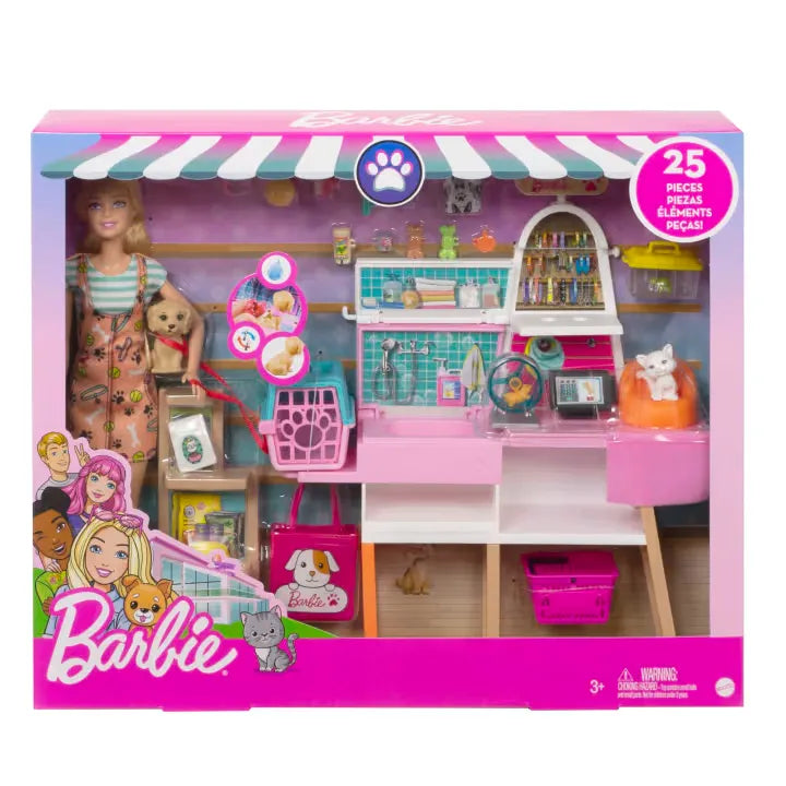 Barbie Tienda De Mascotas Y Accesorios Para Mascotas De Juguete GRG90