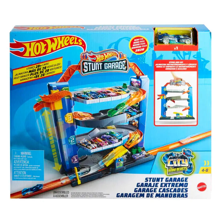 Hot Wheels City Pista de Juguete Garage Extremo GNL70