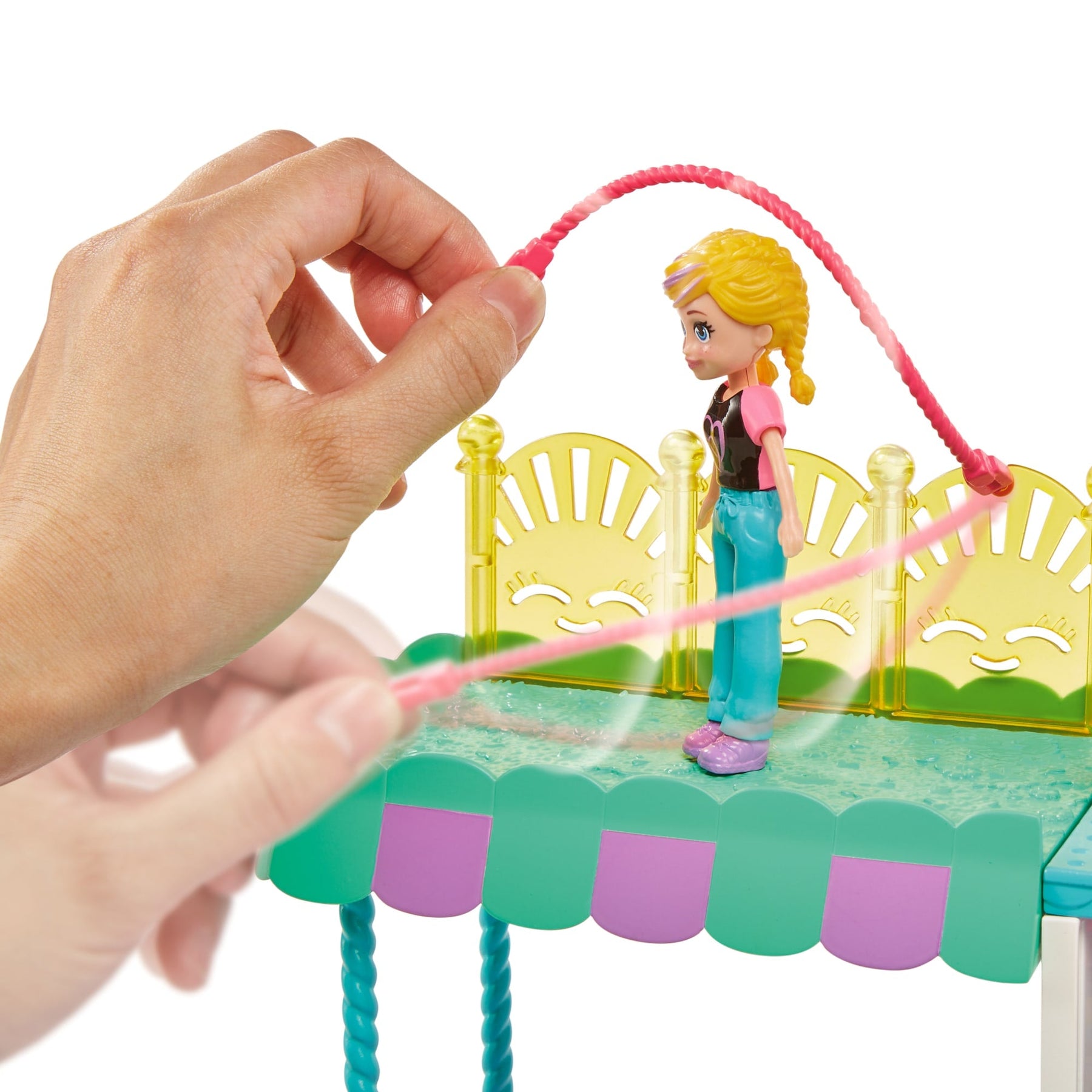 Polly Pocket Set de Juego Centro Comercial de Dulces Sorpresas HHX78