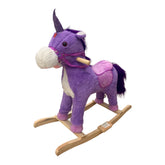 Caballo Balancín Montable Para Niña Con Luces Sonidos Y Movimientos